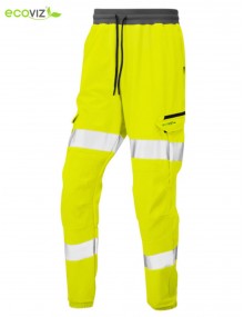 Leo Hawkridge EcoViz Jog Trouser Yellow High Visibility